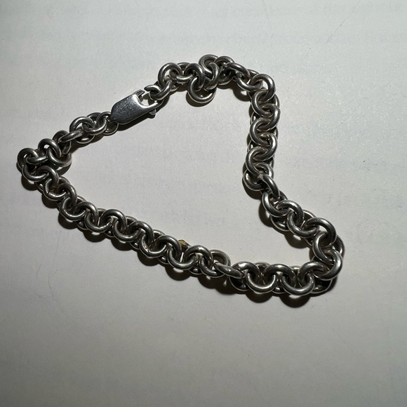 Vintage Sterling Silver Chain Bracelet